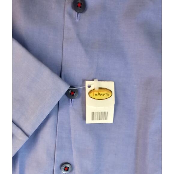 NWT talbots sz 16 chambray blue long sleeve Career business casual button up NEW - Picture 5 of 8